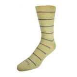 Men's Striped Comfortable Merino Socks Beige