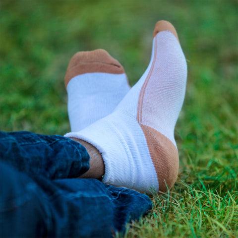 Glucology Copper Classic Socks White