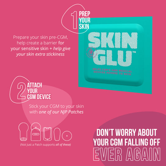 NJaP CGM Patches Skin Glu 40pk