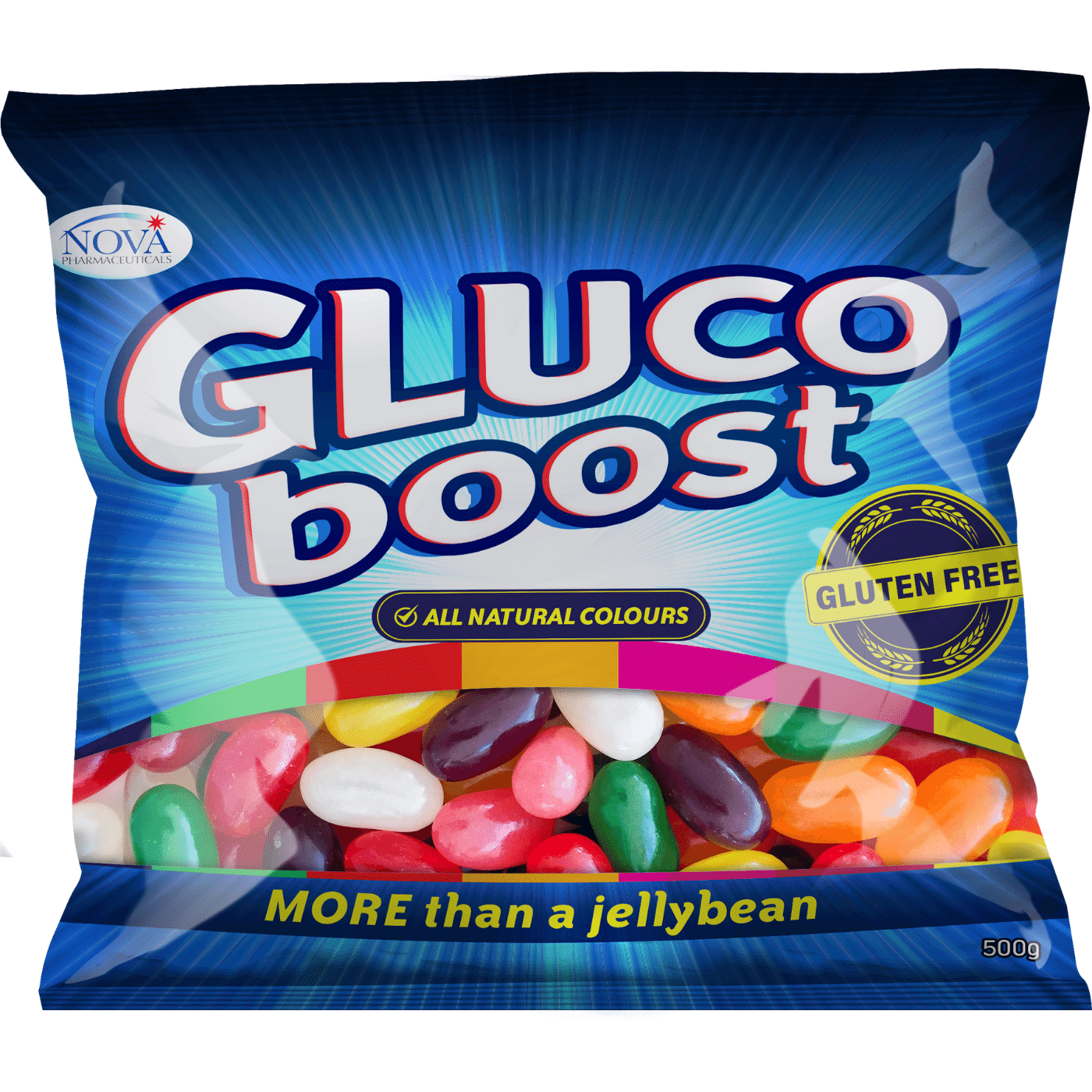 GLUCOboost Jellybeans 500g Multi Flavoured