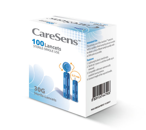 CareSens Lancets 30G 100pk