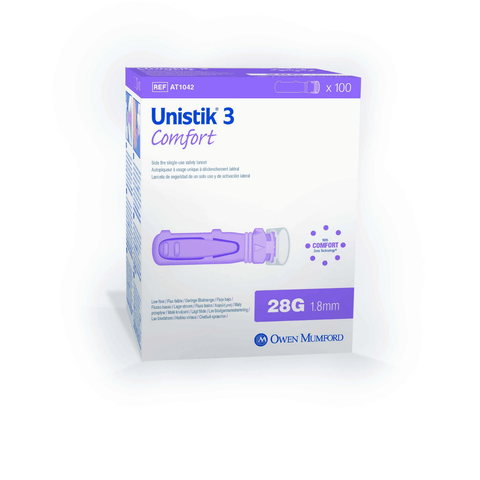 Unistik 3 Safety Lancets 100pk