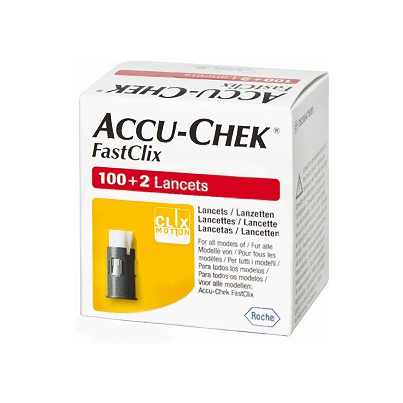 100PK Box Of Accu-Chek FastClix Lancets