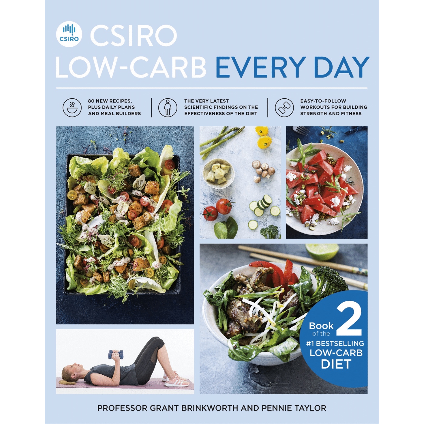CSIRO Low-carb every day book cover.