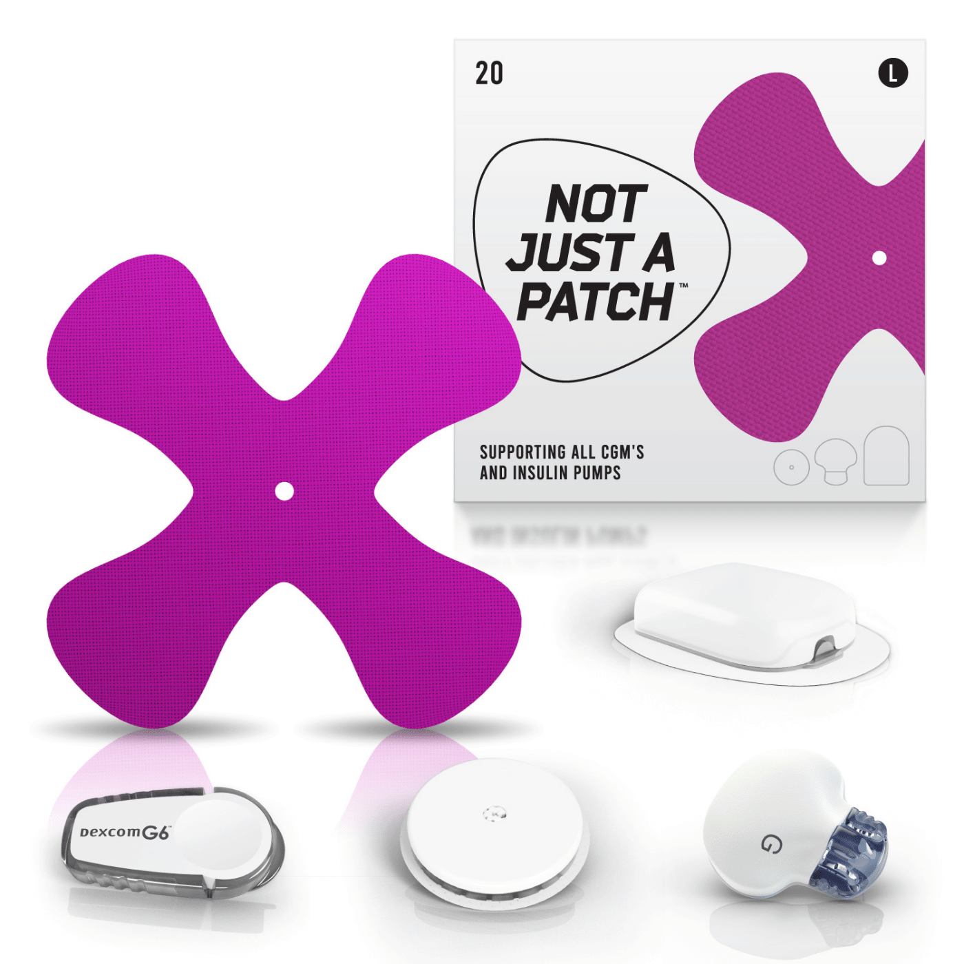 NJaP CGM Patches X-Patch All Devices 20pk