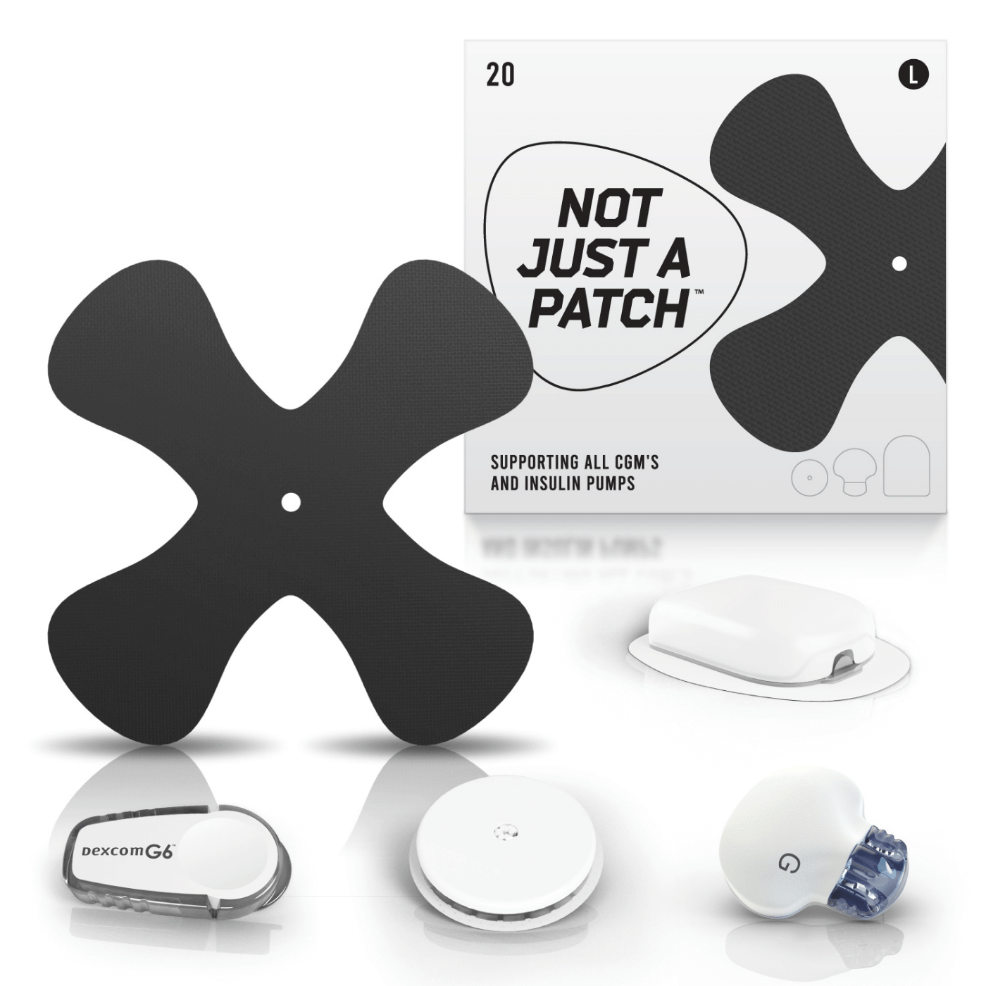 NJaP CGM Patches X-Patch All Devices 20pk