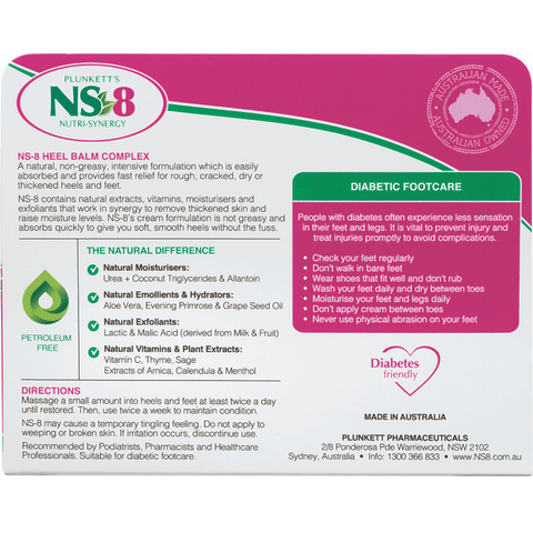 NS8 Heel Balm Complex 125mL