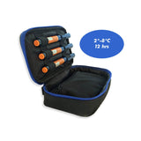 MedActiv iCool Weekender Isothermic Bag|3 Injection Pens Inside MedActiv iCool Weekender Bag|Closed MedActiv iCool Weekender Bag|||Medactiv iCool Prestige Cooling Wallet|||||