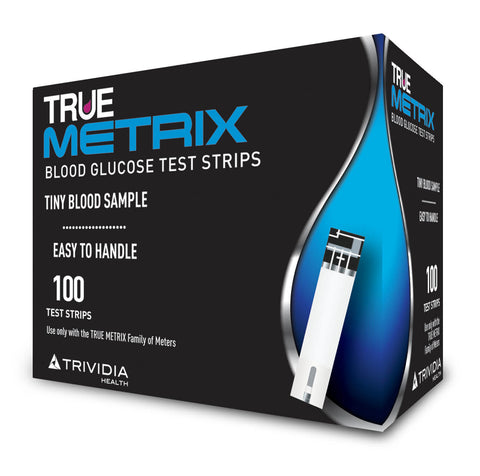 True Metrix Blood Glucose Test Strips 100pk